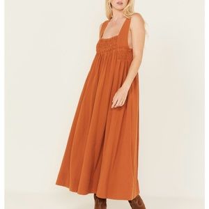 FREE PEOPLE WOMEN'S DELPHINE MIDI DRESS